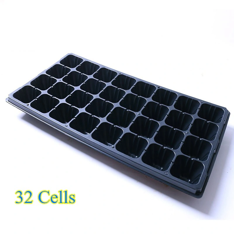 PS Plastic Plug Seed Starting Grow Germination Tray for Greenhouse Vegetables Nursery