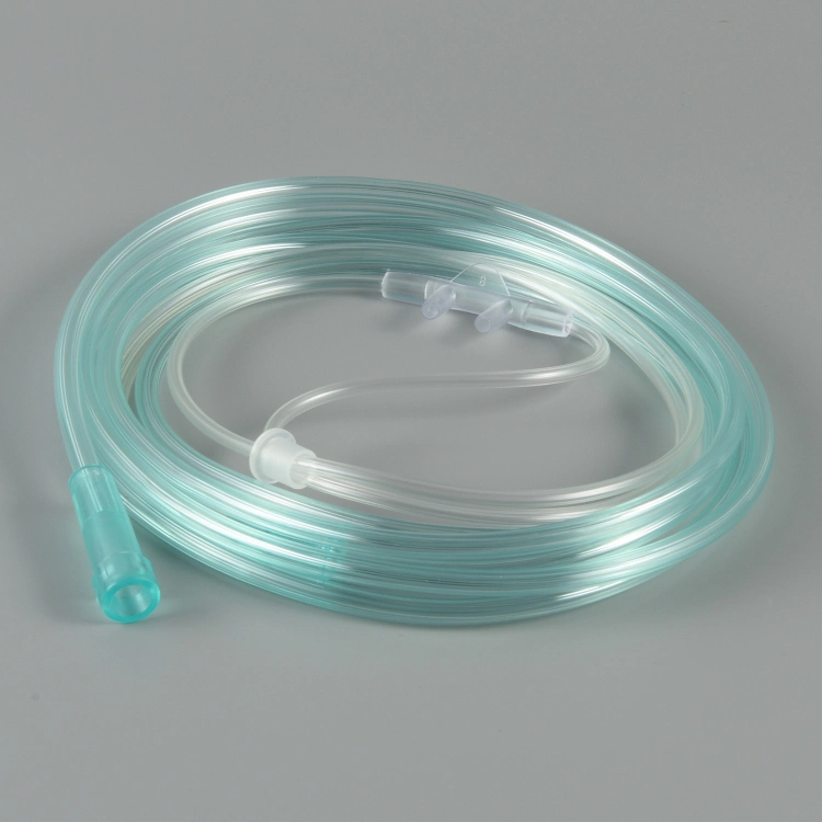 PVC Disposable Oxygen Nasal Tube with Soft Tips