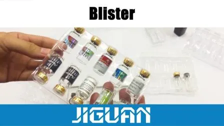 2ml バイアル用カスタム透明プラスチック PVC/ペット包装ブリスター トレイ