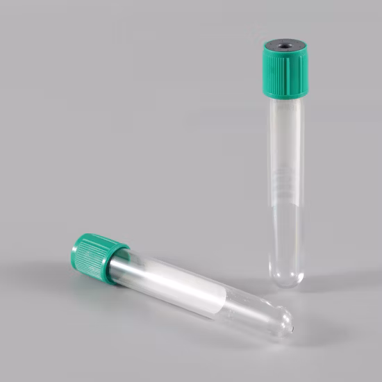 医療病院使い捨てプラスチック PP/ペット/ガラス紫キャップ血栓活性化剤クエン酸ナトリウム 5 ミリリットル K2 K3 EDTA 紫キャップ真空血清採血管