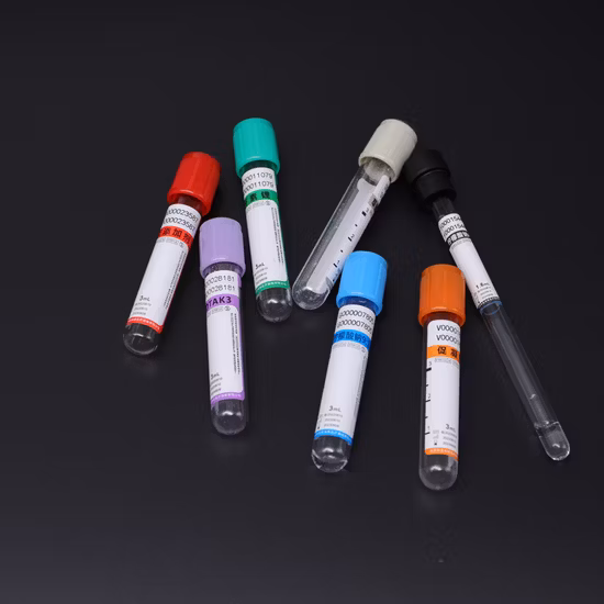 卸売業者医療供給使い捨て真空採血ペット ガラス EDTA K2 K3 チューブ